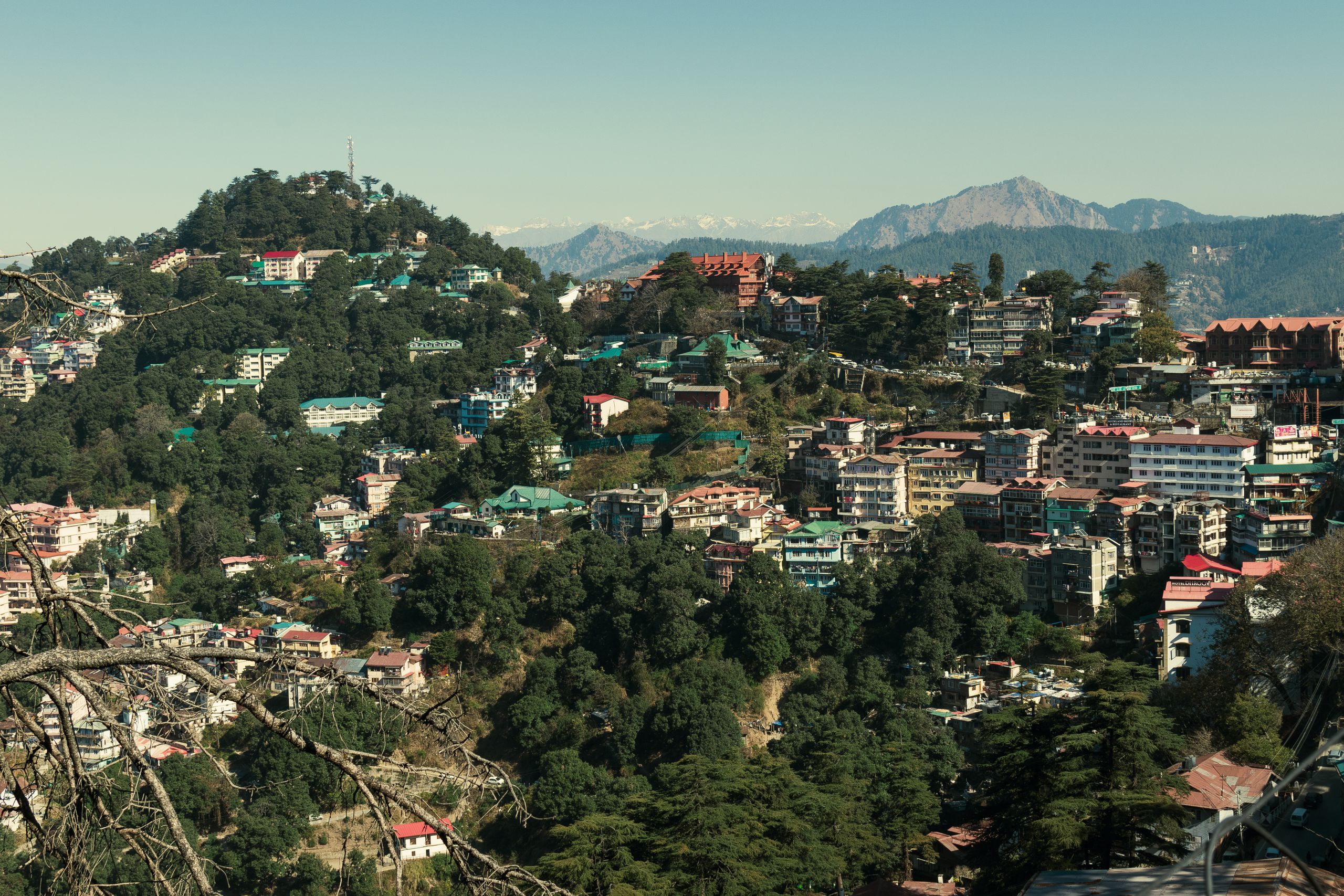 Chandigarh to Shimla Taxi Service scenic hill views
